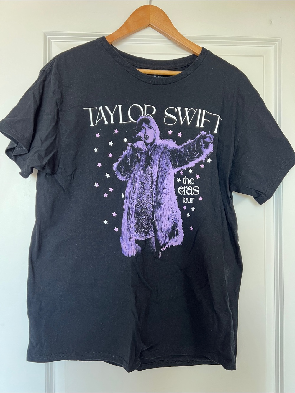 Taylor Swift Black & Lavender Tour Photo Tee